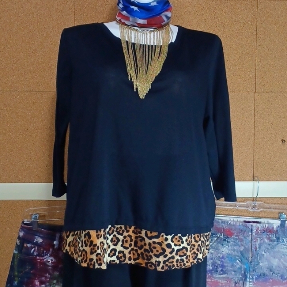 Ruby Road Blouse Layered Look Size 2X